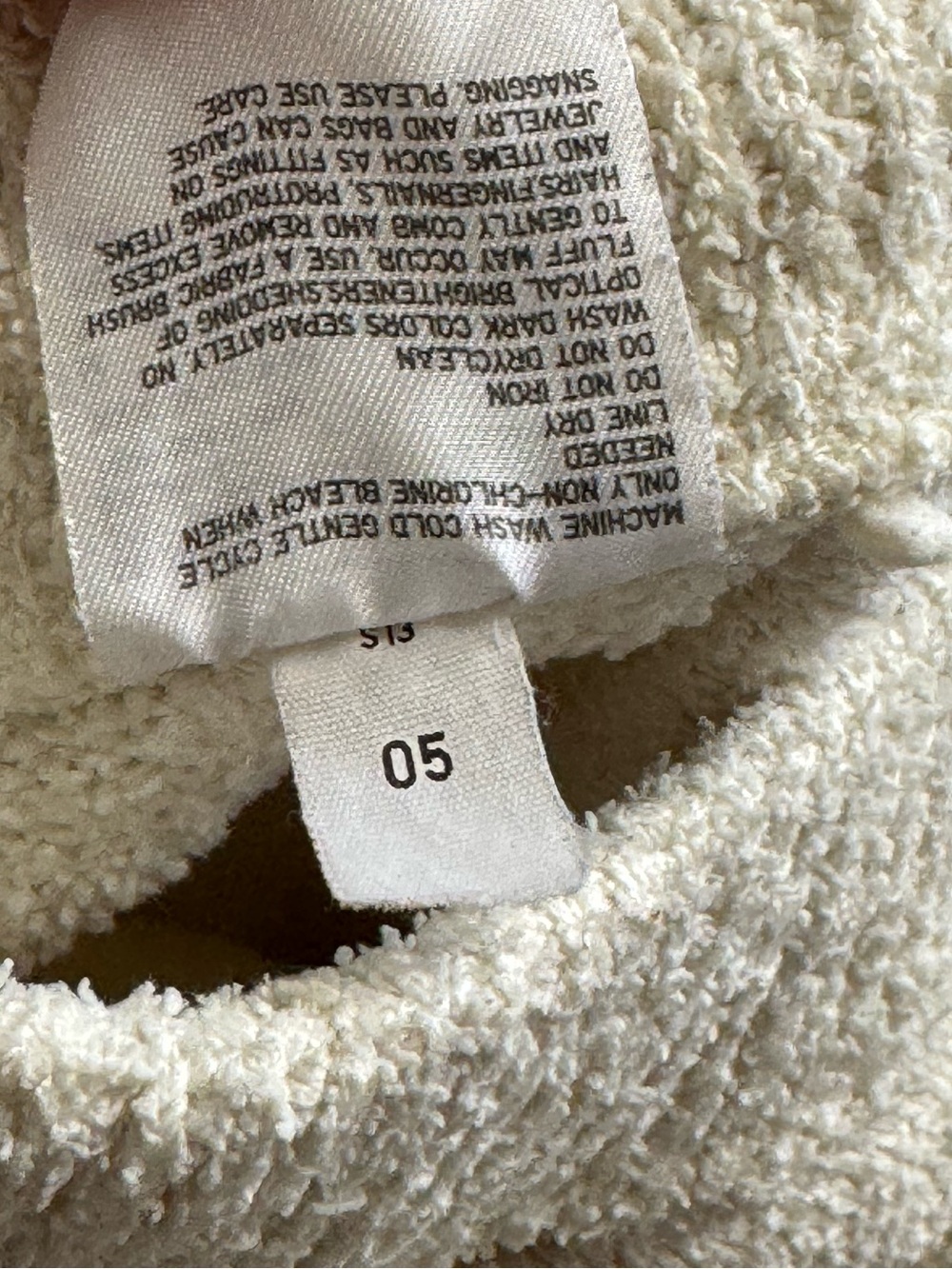 Uniqlo - Womens Cream Knit Joggers with Drawstring Teddy Pants - Picture 6 of 9